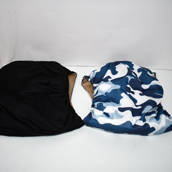 VUNCESSIN 2 Reusable Dog Diapers Male, Premium Washable Belly Bands for LARGE NW - Picture 2 of 3